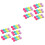 40 Pcs Double-Box Lens Cases Bright Color Portable Organizer 3