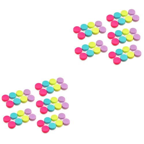 40 Pcs Double-Box Lens Cases Bright Color Portable Organizer 2