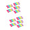 40 Pcs Double-Box Lens Cases Bright Color Portable Organizer 7