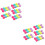 40 Pcs Double-Box Lens Cases Bright Color Portable Organizer 6