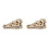 2pcs Dinosaur Skull Resin Model Specimen Ornament 6