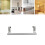 2 Pack Poles Space-Saving Towel Rack Laundry Room 9