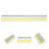 3Pcs Acrylic Magnifying Ruler 2X Clear Strip for Reading Small Prints 11