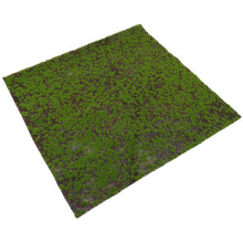 Set Of 2 Artificial Moss Turf Decoration Fake Soil Grass Micro Scene