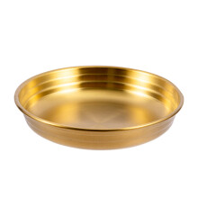 3Pcs Golden Stainless Steel Seasoning Dishes for Home Food Sauce Bowls