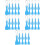 50 Pcs Portable Ticket Scratcher Plastic Label Remover Tool 9
