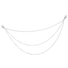 Hip-Hop Punk Boys Girls Dance Stage Waist Chain,2pcs Punk Waist Chain
