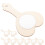 Mlins  4 Pieces Hand Handheld Creative Decoration Practical Mirror 1