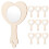 Mlins  4 Pieces Hand Handheld Creative Decoration Practical Mirror 3