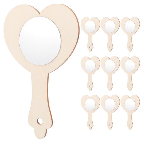 Mlins  4 Pieces Hand Handheld Creative Decoration Practical Mirror 2