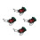 4Pcs Simulation Jinrikisha Model Retro Desktop Decoration 3