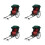 4Pcs Simulation Jinrikisha Model Retro Desktop Decoration 5