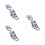3Pcs Silver Toggle Clamp Metal Durable Latch for Cupboard Use 6