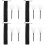 4 Sets Portable Drum Stick Wire Brush With Bag 4