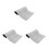 3Pcs Durable Grey Calligraphy Practice Mat for Water Ink Writing 6