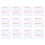 72Pcs Eyebrow Stencil Makeup Kit Reusable Template 3
