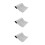 3Pcs Durable Grey Calligraphy Practice Mat for Water Ink Writing 4