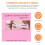 72Pcs Eyebrow Stencil Makeup Kit Reusable Template 7