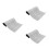 3Pcs Durable Grey Calligraphy Practice Mat for Water Ink Writing 8