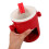Ceramic Ice Cream And Chocolate Fondue Pot Set With Fork 4