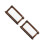 2Pcs Wood Wall Mounted Storage Shelf Brown Organizer for Home Use 5