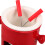 Ceramic Ice Cream And Chocolate Fondue Pot Set With Fork 8