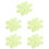 100 Pcs Fluorescent Reflective Snowflake Adhesive Stairs Tapes 6