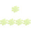 100 Pcs Fluorescent Reflective Snowflake Adhesive Stairs Tapes 5
