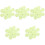 100 Pcs Fluorescent Reflective Snowflake Adhesive Stairs Tapes 3