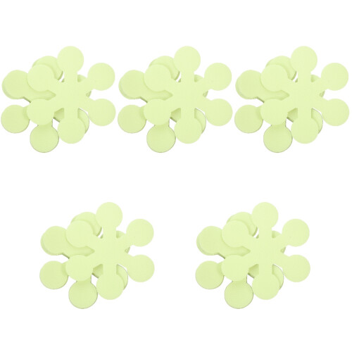 100 Pcs Fluorescent Reflective Snowflake Adhesive Stairs Tapes 2