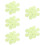 100 Pcs Fluorescent Reflective Snowflake Adhesive Stairs Tapes 11