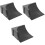 Raindrops 3pcs Children Plastic Mini Skateboard Park Prop 3