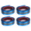 12 Pcs Blue Car Threshold Strip Protective Scratch-Resistant Decor 1