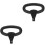 2Pcs Ergonomic Plastic Wagon Cart Handle Grip for Outdoor Use 5