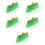 5pcs Broom Head Asia Plastic Replace 8