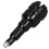 2Pcs Handlebar Bar End Plugs Black Aluminum Handle Plugs 3
