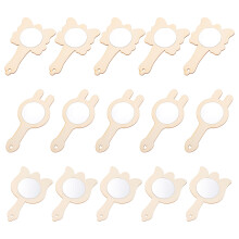 15pcs Glass Bottle Nail Polish Bottle Brush For Gel Nail Polish Application