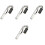 4 Pcs Flute Accessories Woodwind Instrument Part Replaceable Head 3