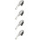 4 Pcs Flute Accessories Woodwind Instrument Part Replaceable Head 8