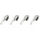4 Pcs Flute Accessories Woodwind Instrument Part Replaceable Head 4