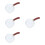 4pcs Milk Cup With Side Handle Triangle Wood 9