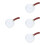 4pcs Milk Cup With Side Handle Triangle Wood 8