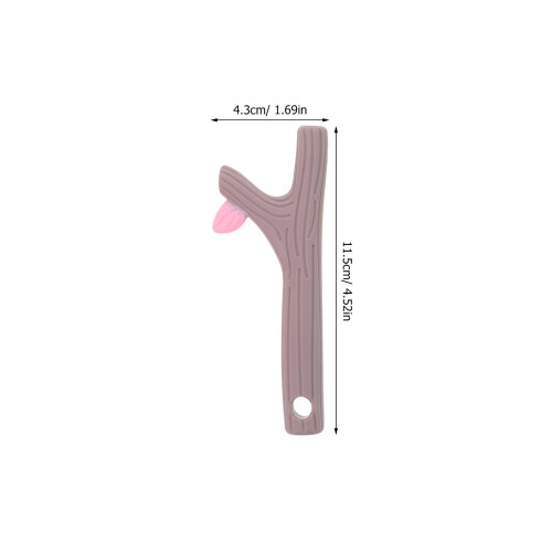 4Pcs Baby Silicone Teether Sticks Soft Flexible Chew Toys 2