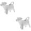 2 Pcs Ceramic Cow Jugs Animal Pull Flower Cup Mouse-Shaped Teapot 9