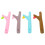 4Pcs Baby Silicone Teether Sticks Soft Flexible Chew Toys 10