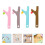 4Pcs Baby Silicone Teether Sticks Soft Flexible Chew Toys 9