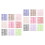 18Feuilles Stickers DIY Coloré Accessoires 5