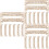 24pcs Wooden Mini Screen Model Table Screen Props Simple Decorative Accessory 8