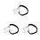 3Pcs Mini Violin Bow Corrector Guide Lightweight for Practice Training 7