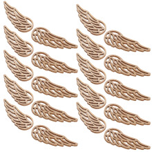 200 Pcs Unfinished Wood Angel Wings For Diy Crafts And Ornaments